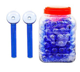 4" Heavy Blue Color Oil Burner 90Pcs Set on Jar